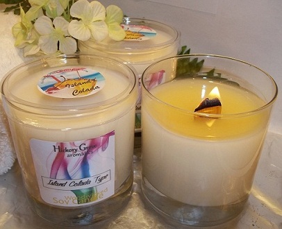 Alyssum Blended Soy Wood Wicked Candle-wood wick candle, soy candle,  triple scented candle  soy candles, handcrafted soy candle, wood wick soy candle, alyssum candle, wood wicked candle, wicked with wood, alyssum candle